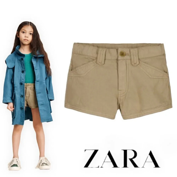 ZARA Kids | Khaki | MN SHRT 08 SRPLS - Picture 1 of 8